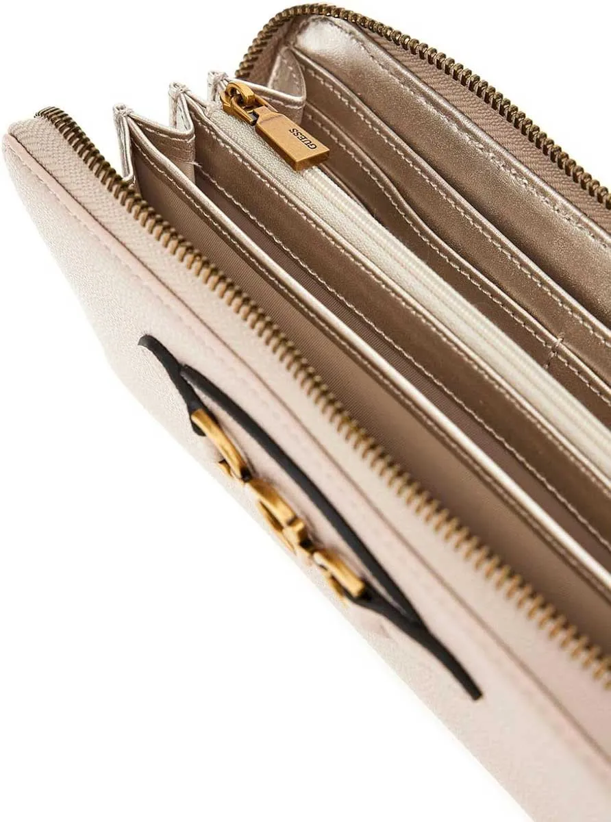 Guess Malva SLG Purse In Almond For Women