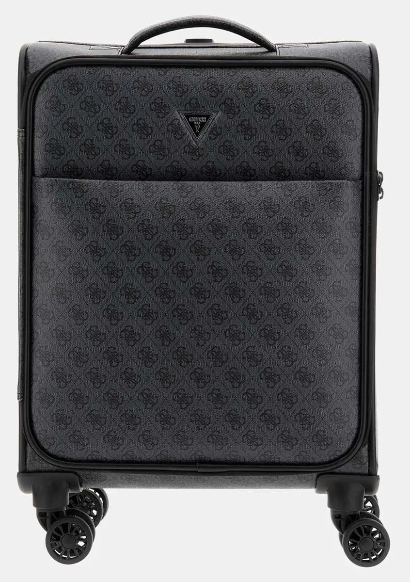 Guess Napoli 4G Print Suitcase In Coal For Women