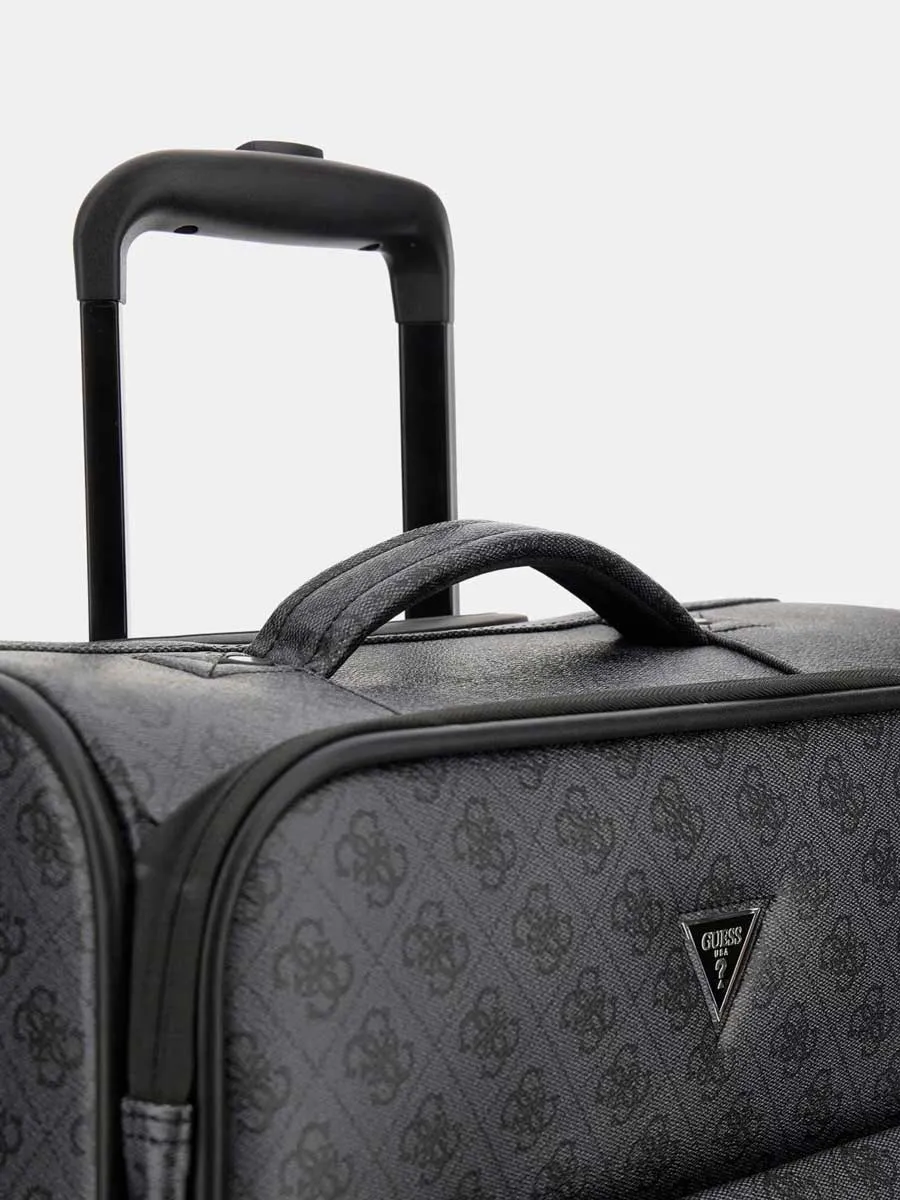 Guess Napoli 4G Print Suitcase In Coal For Women