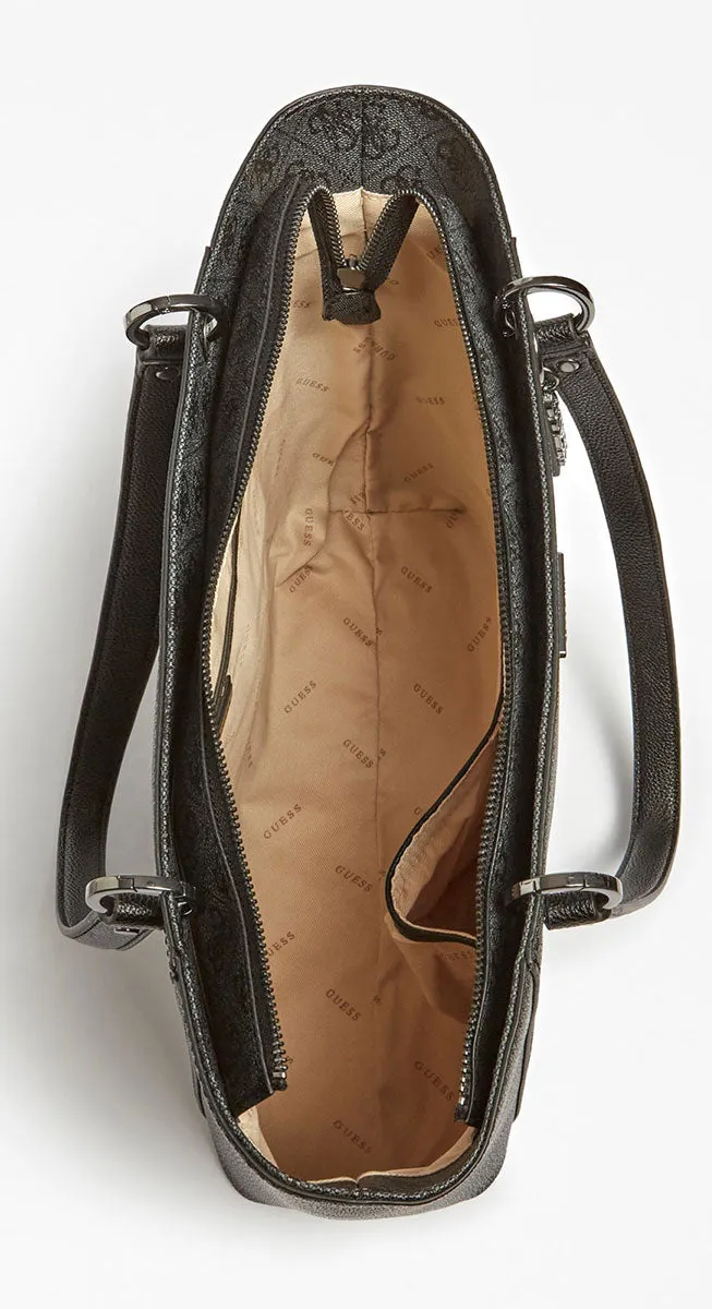 Guess Noelle Tote Bag In Coal For Women