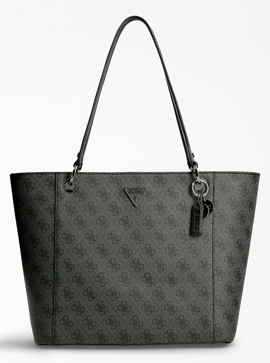 Guess Noelle Tote Bag In Coal For Women