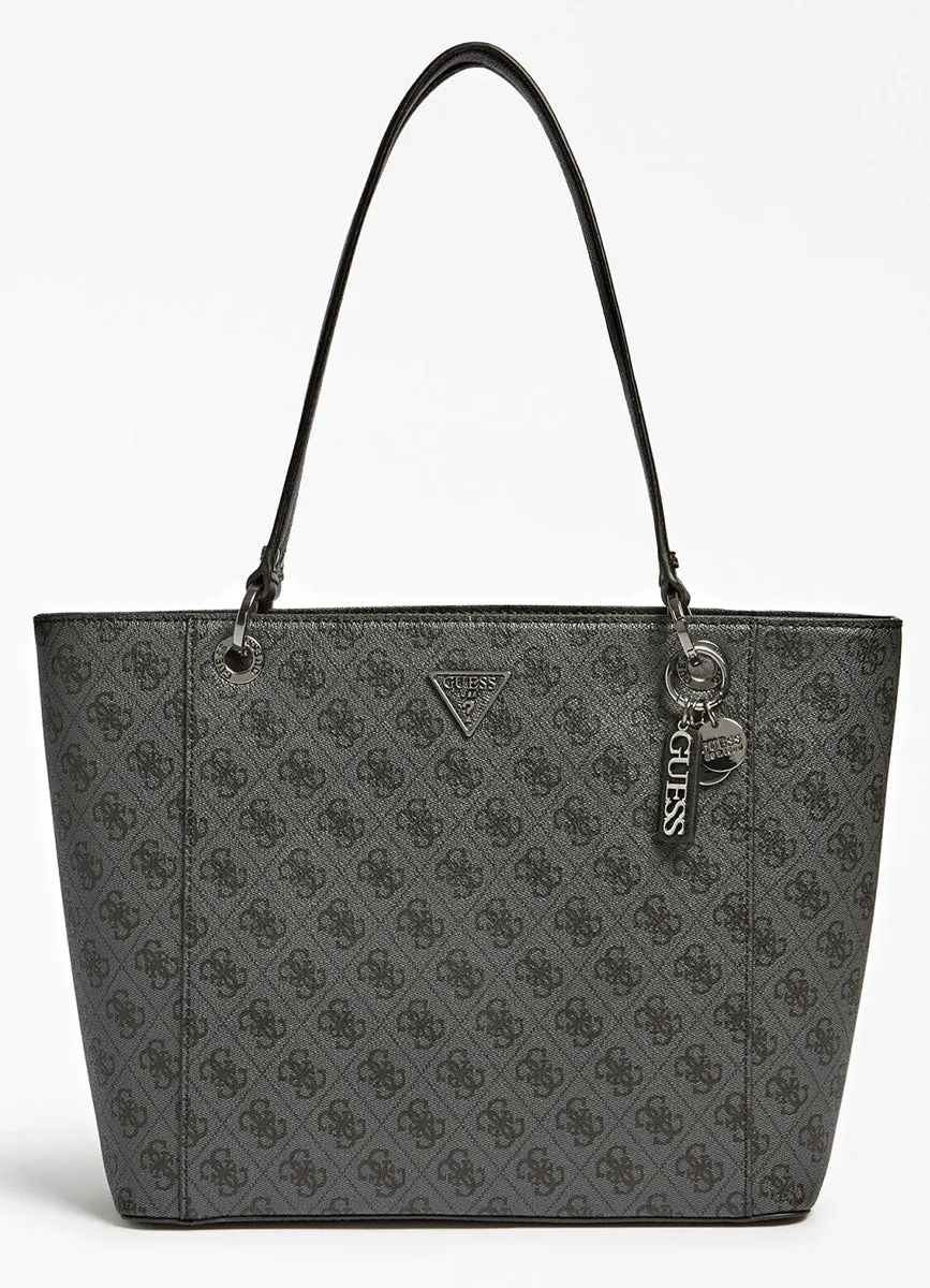 Guess Noelle Tote Bag In Coal For Women