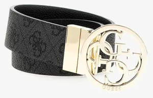 Guess Nolana Revisble Belts In Coal For Women