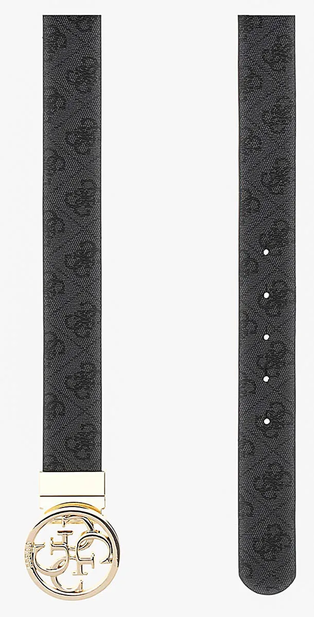 Guess Nolana Revisble Belts In Coal For Women