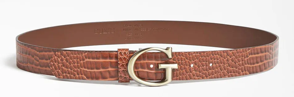 Guess Rafiie Belt In Cognac For Women