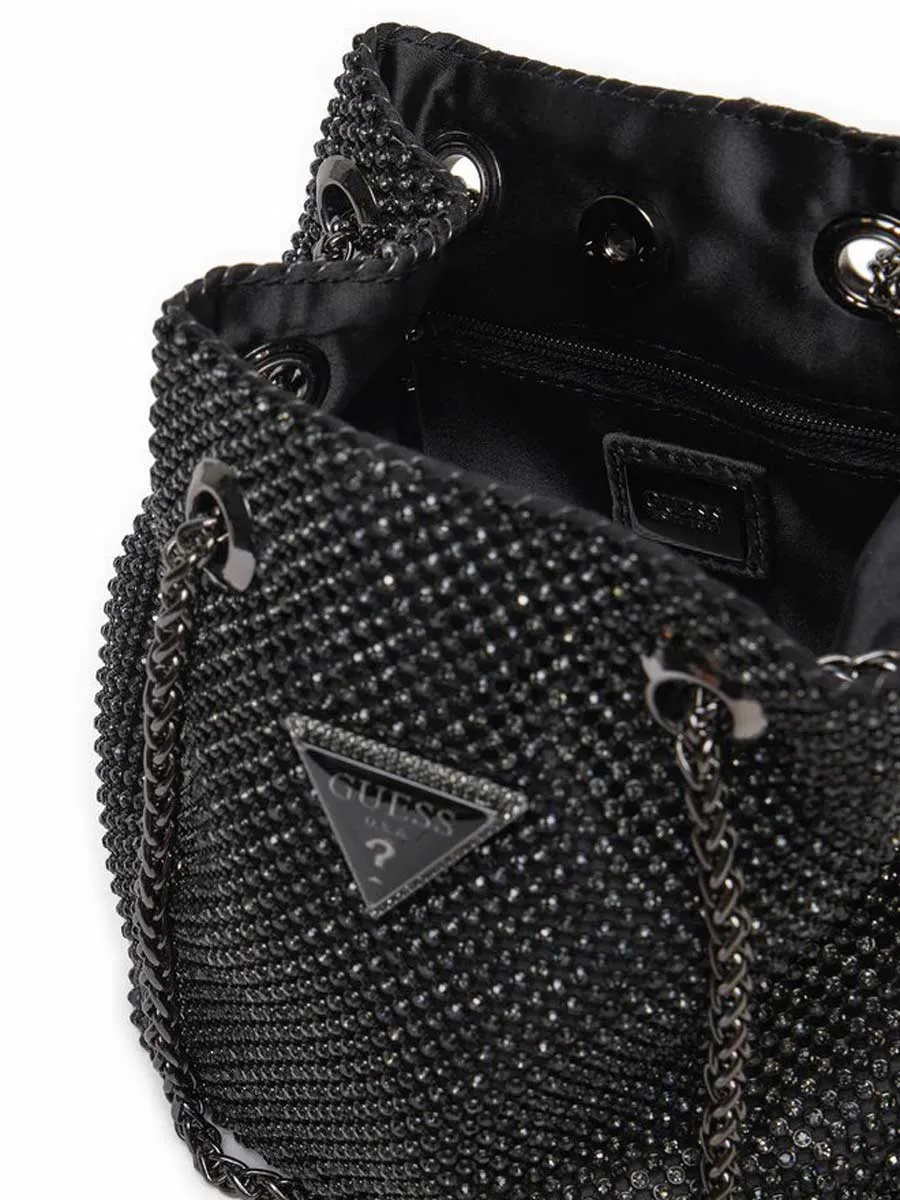 Guess Rhinestone crossbody In Black For Women