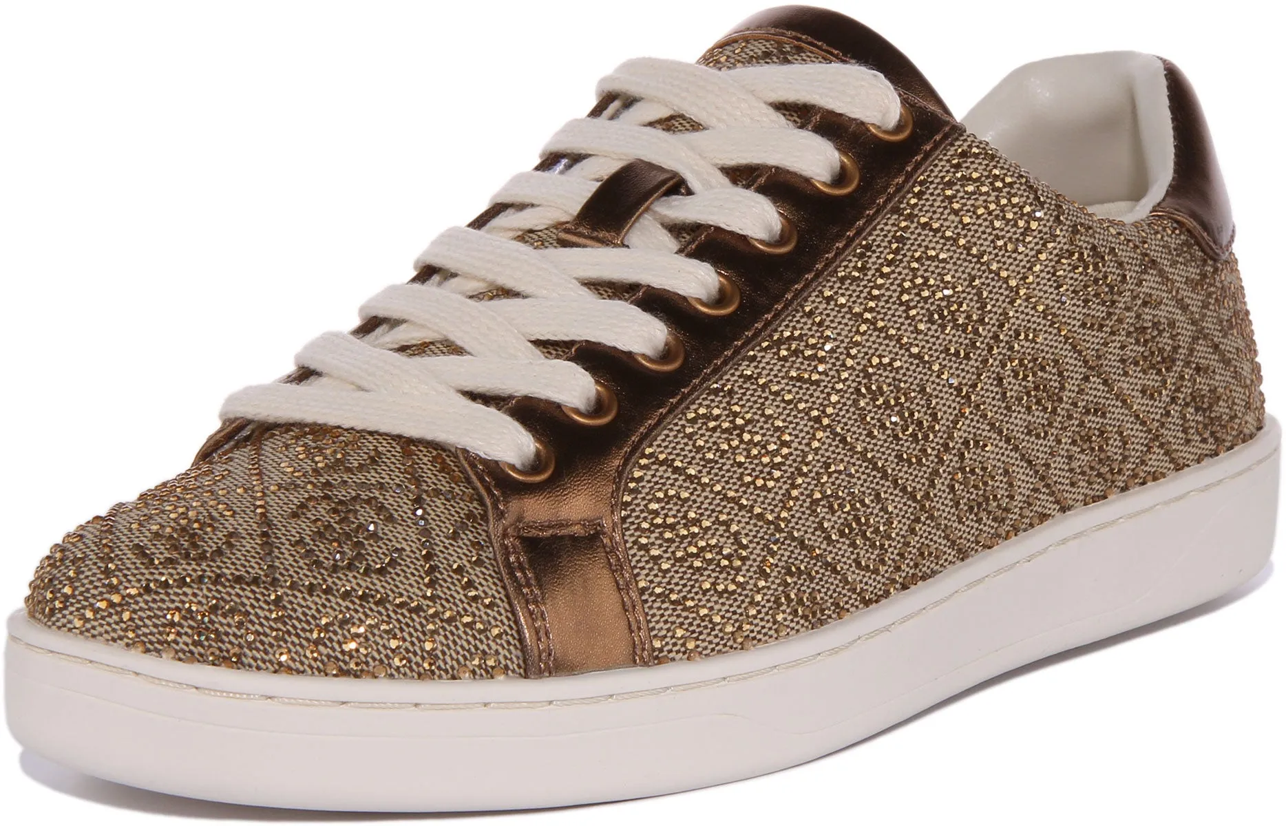Guess Rosalia In Beige 4G Rhinestone For Women