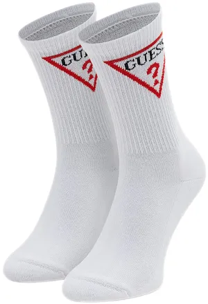 Guess Single Pair Sock In White Red For Women