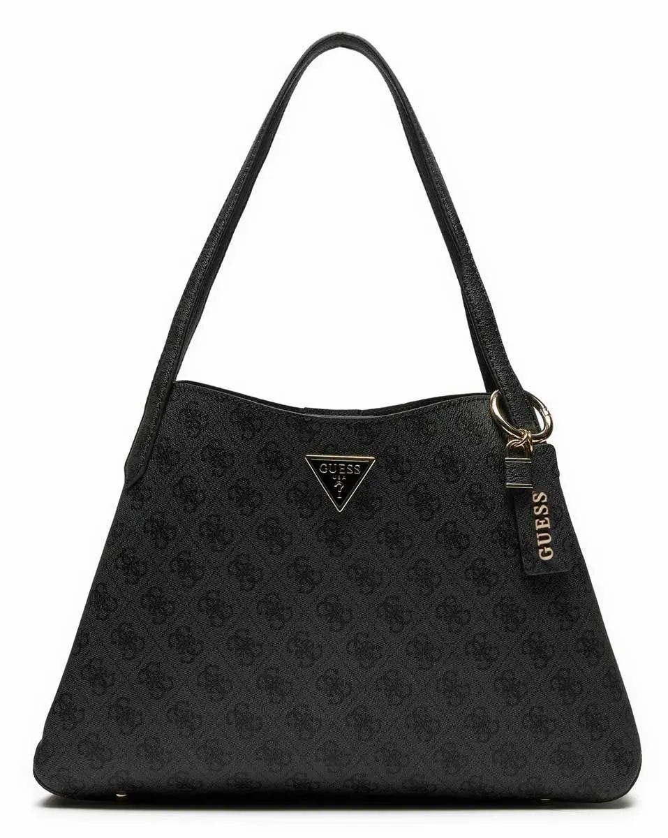 Guess Sora Girlfriend Carryall Tote Bag In Coal For Women