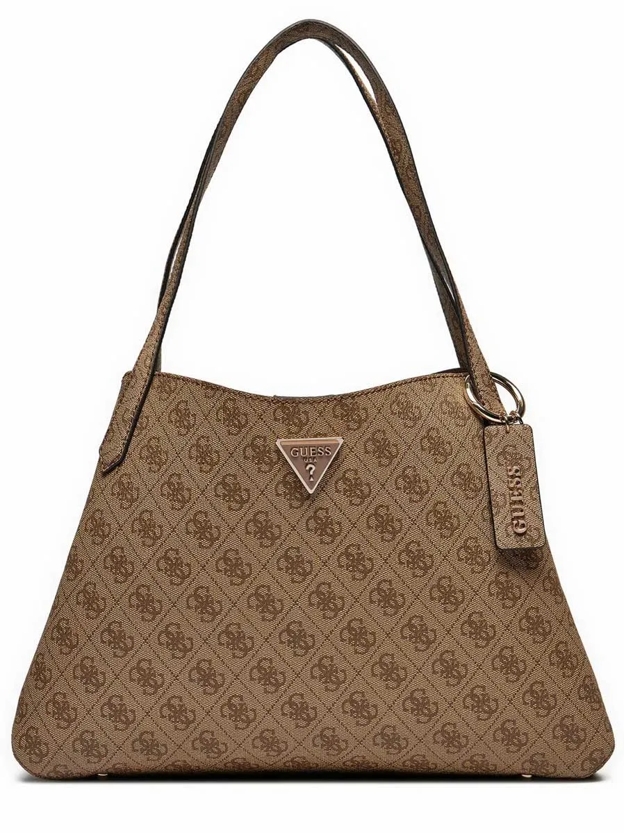 Guess Sora Girlfriend Carryall Tote Bag In Lattee For Women