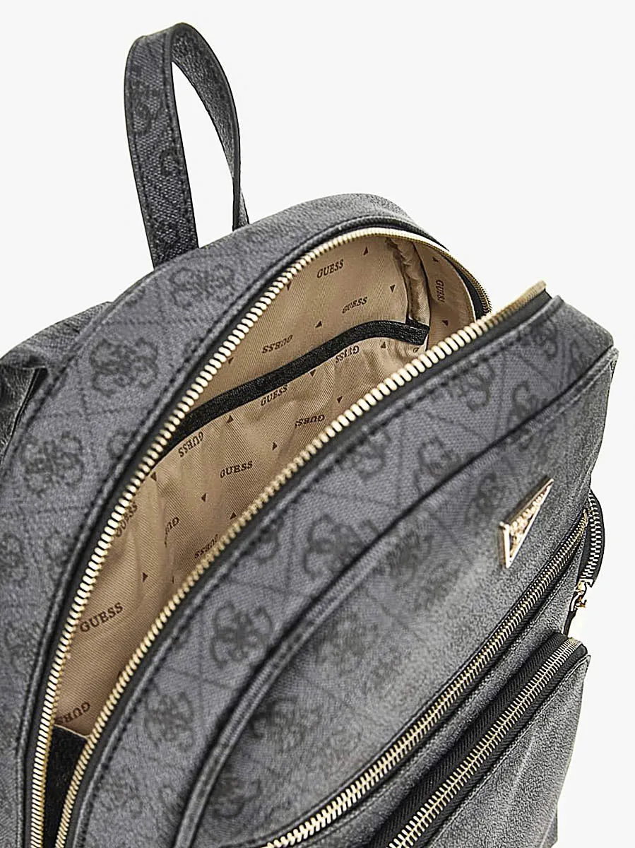 Guess Women Power Play Large Tech Backpack In Coal For Women