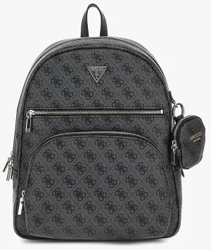 Guess Women Power Play Large Tech Backpack In Coal For Women