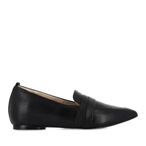 HARLOW - BLACK TUMBLED LEATHER