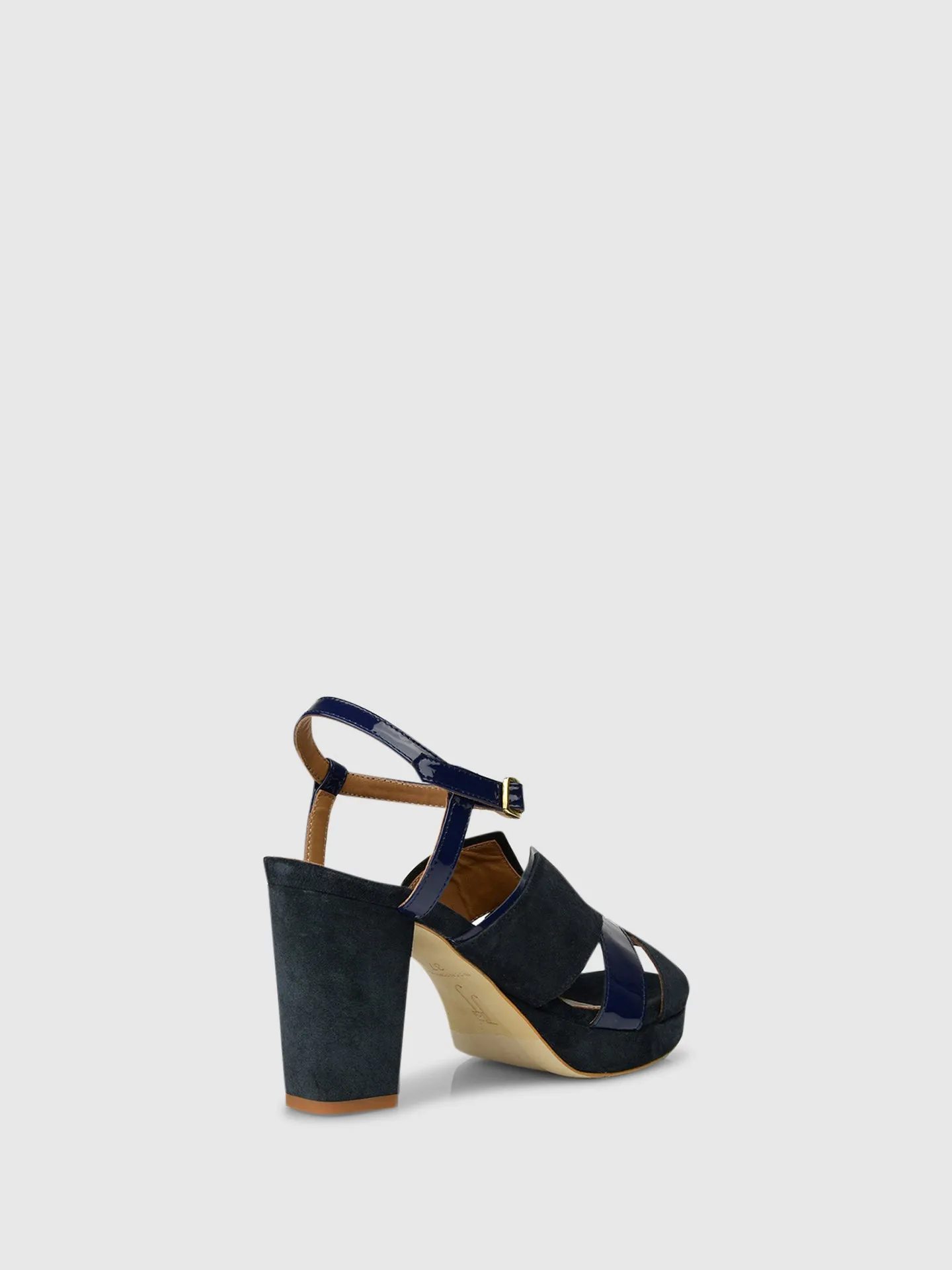 Heel Sandals G04L1 Navy/Blue