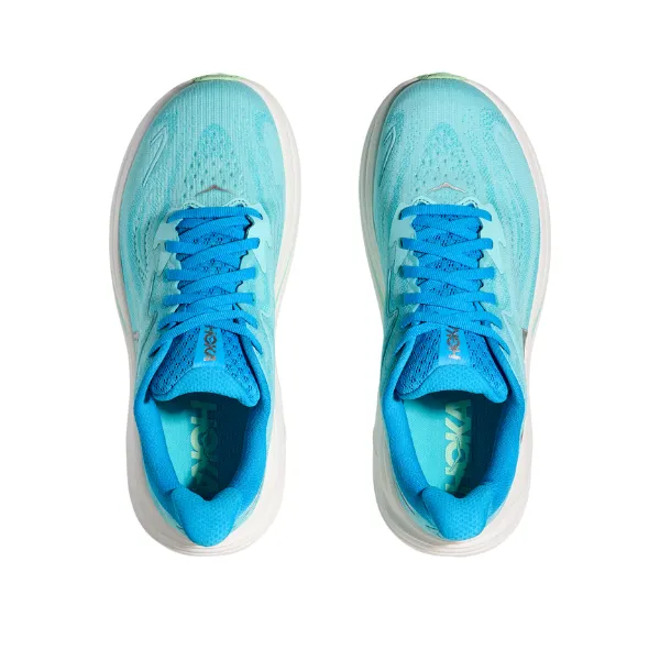 Hoka Women's Clifton 10 Wide Blue/White
