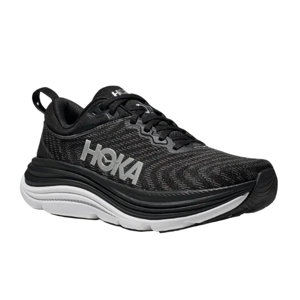 HOKA Women's Gaviota 5 (Medium) Black/White
