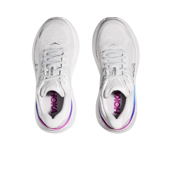 Hoka Women's Wide Bondi 9 Cosmic Grey/White