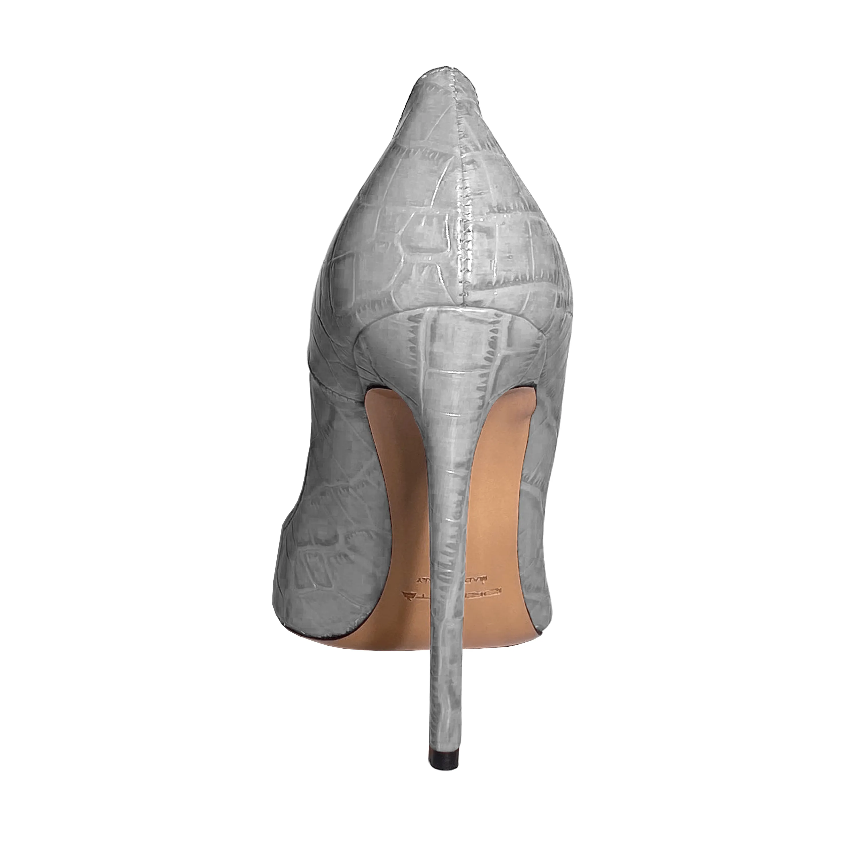 ILIANA GRAY CROCODILE PRINT
