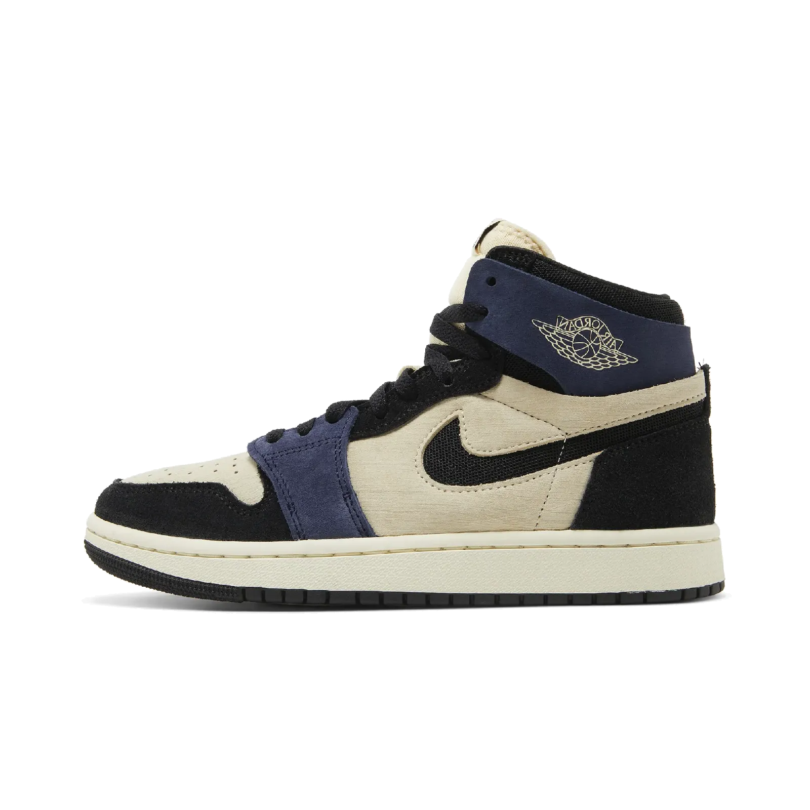 Jordan 1 High Zoom Air CMFT 2 Muslin Blackened Blue