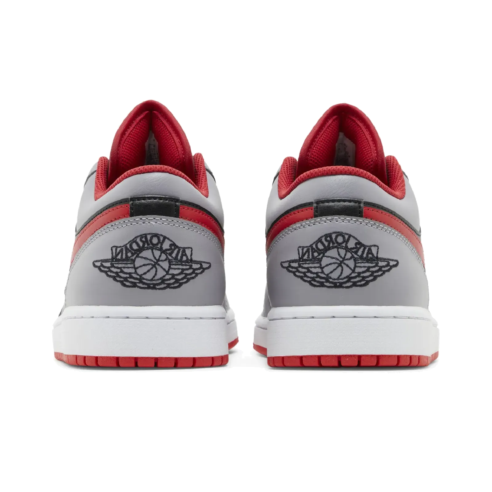 Jordan 1 Low Black Light Smoke Grey Gym Red