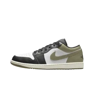 Jordan 1 Low Black Toe Medium Olive