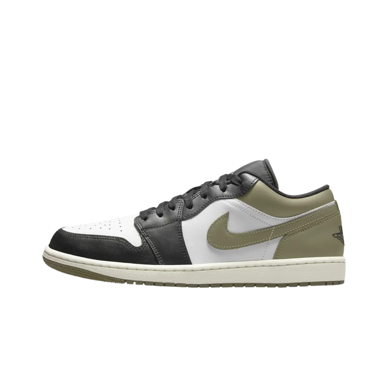 Jordan 1 Low Black Toe Medium Olive