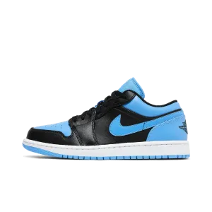 Jordan 1 Low Black University Blue