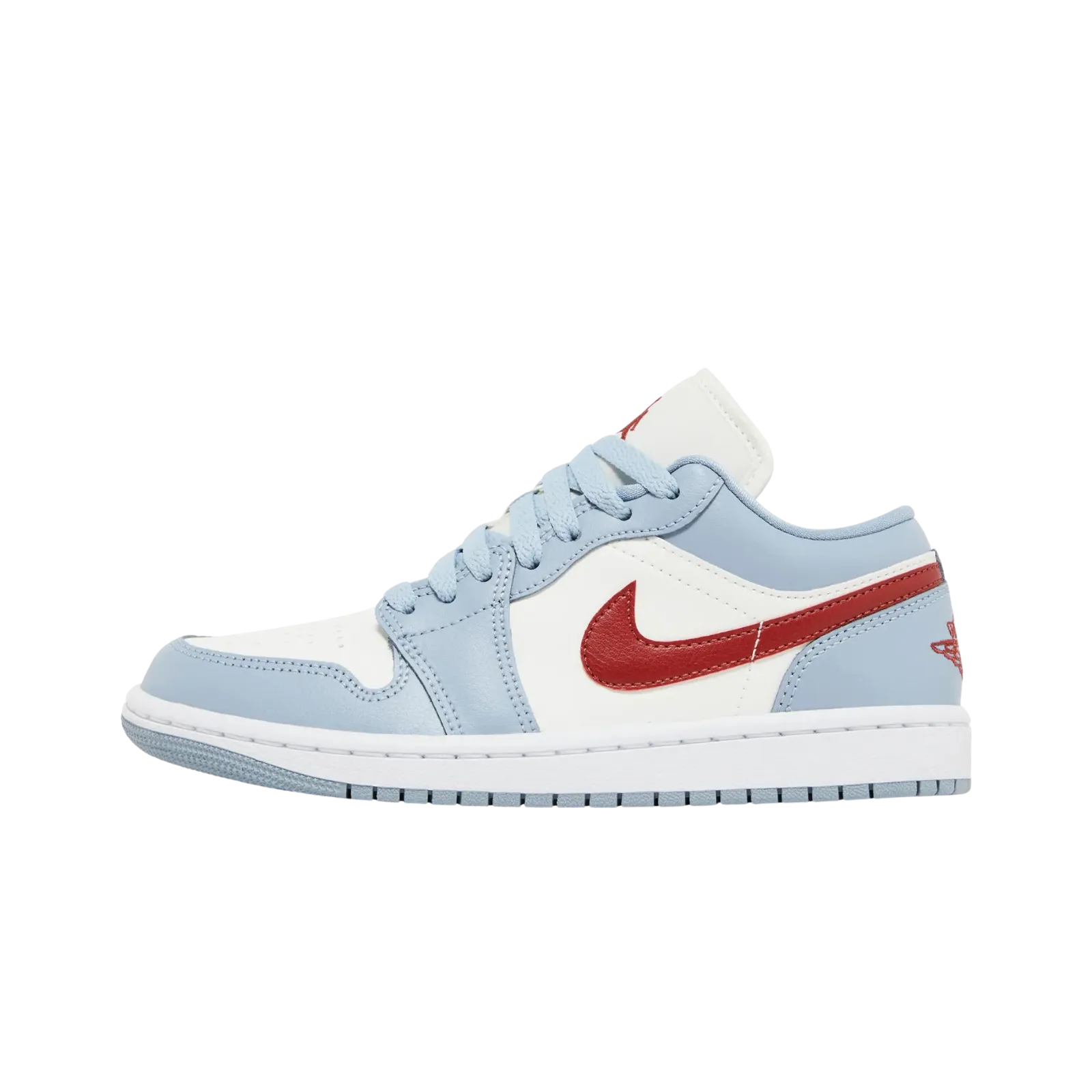 Jordan 1 Low Blue Whisper Dune Red (Women's)