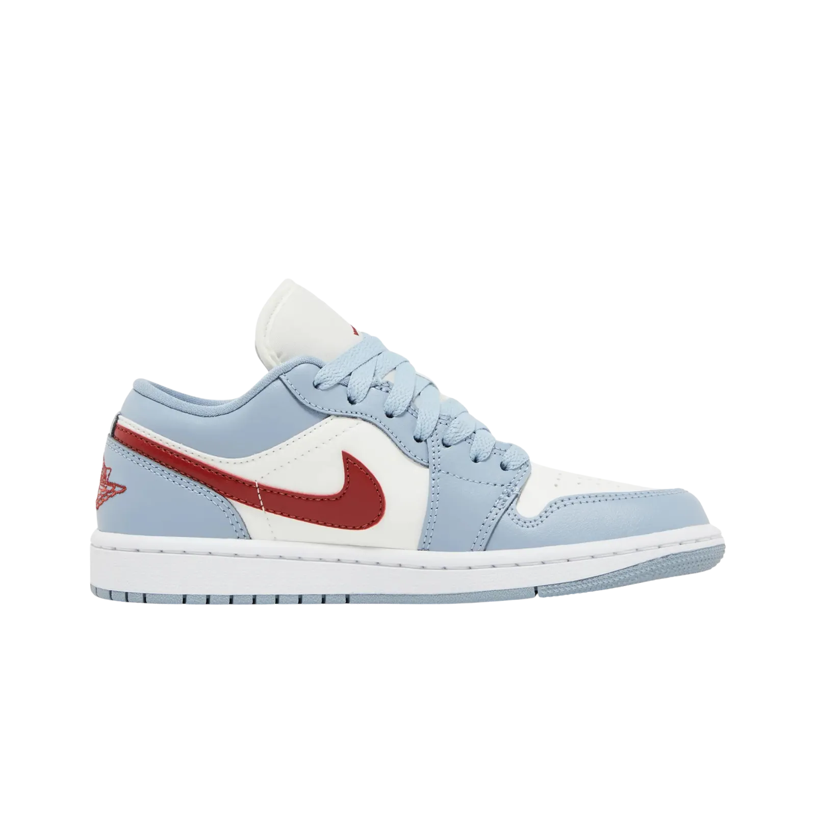 Jordan 1 Low Blue Whisper Dune Red (Women's)