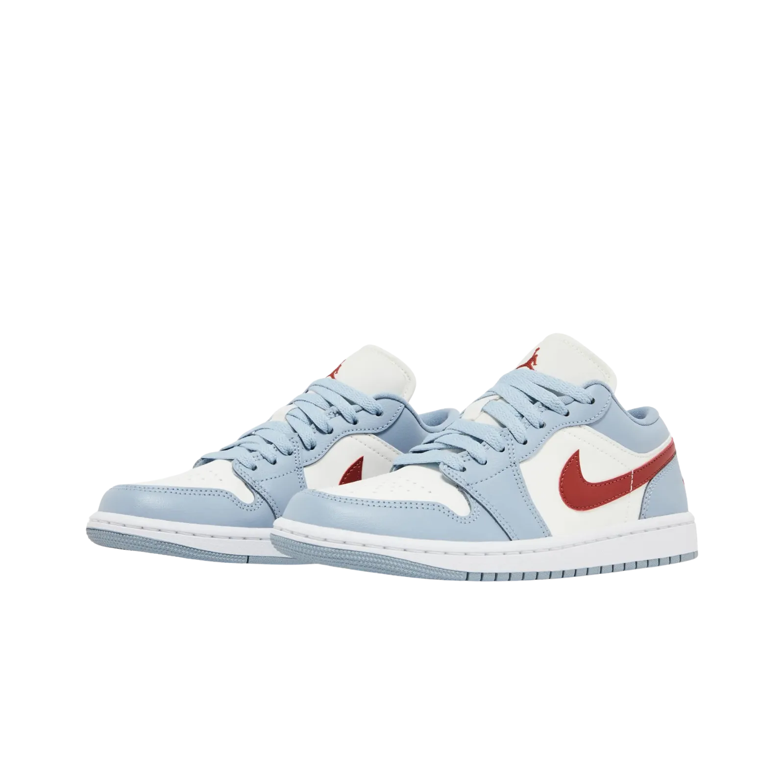 Jordan 1 Low Blue Whisper Dune Red (Women's)