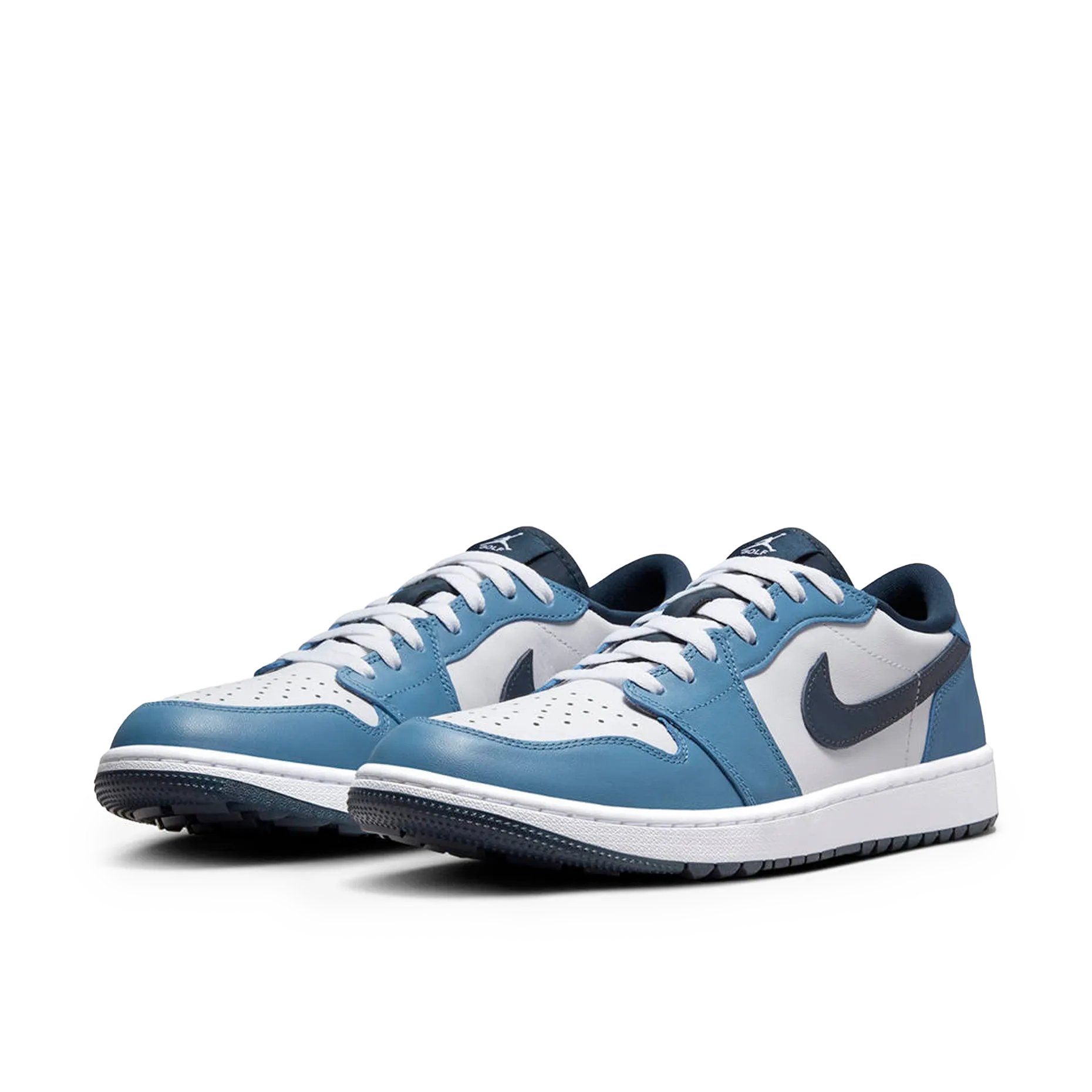 Jordan 1 Low Golf White Aegean Storm