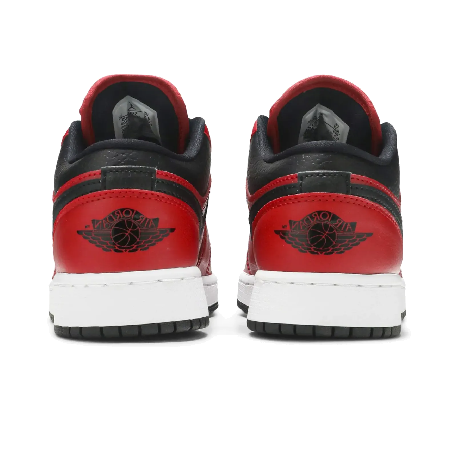 Jordan 1 Low Gym Red Black Pebbled (GS)