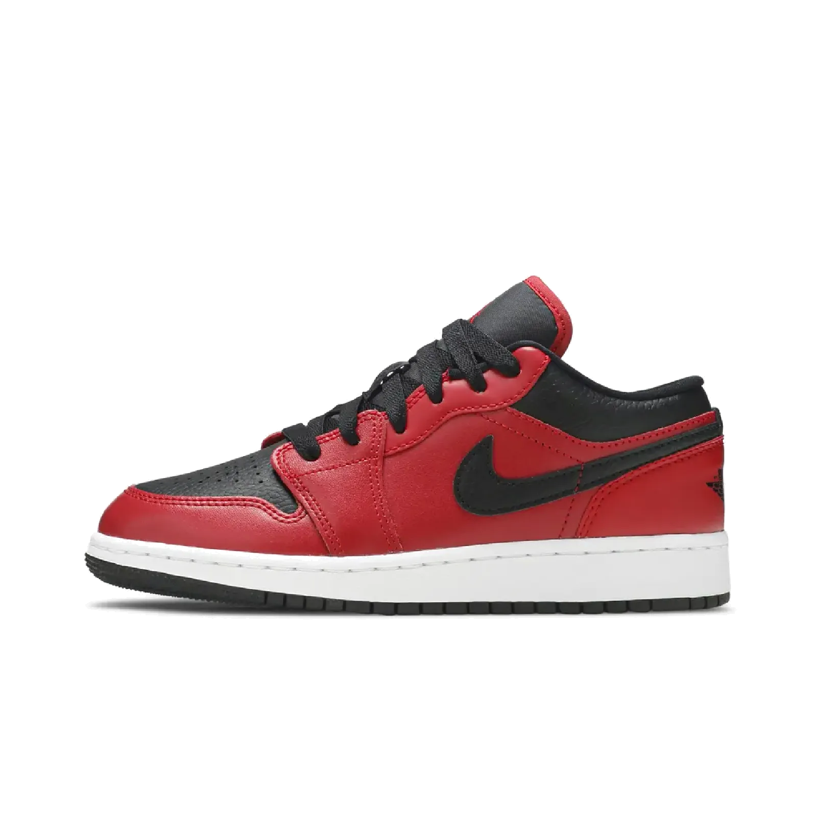 Jordan 1 Low Gym Red Black Pebbled (GS)