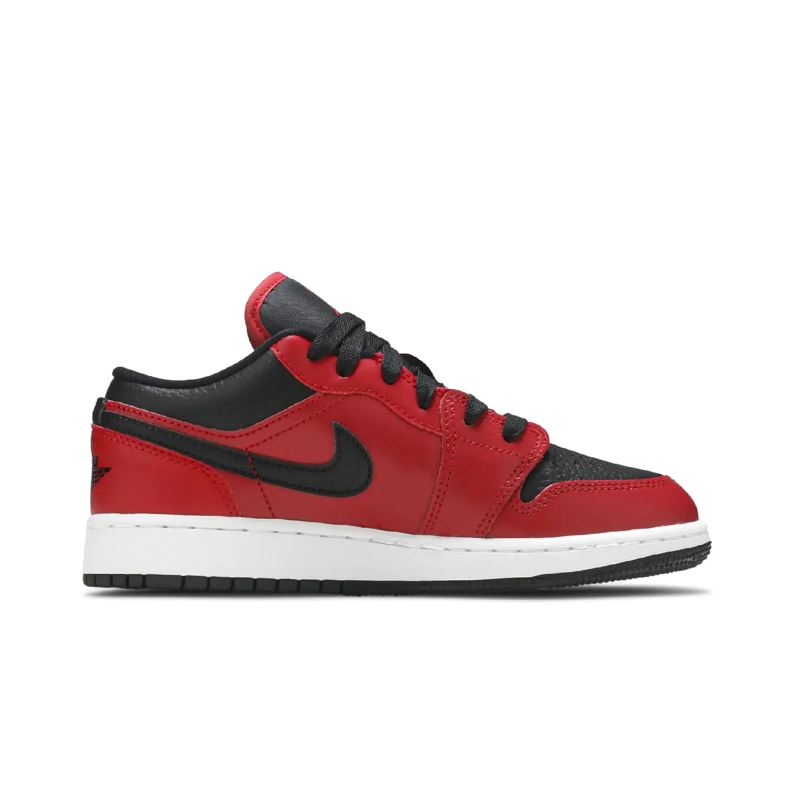 Jordan 1 Low Gym Red Black Pebbled (GS)