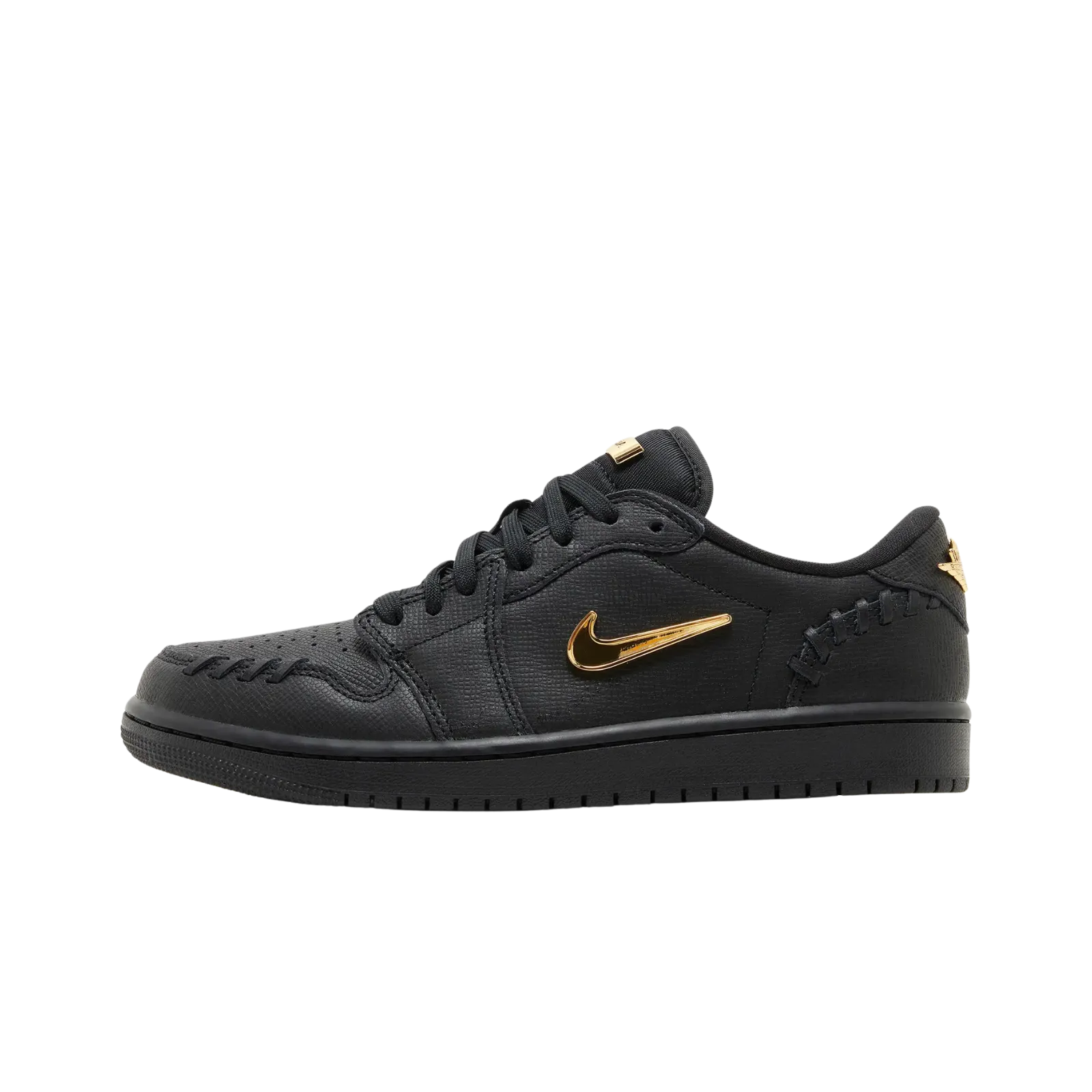 Jordan 1 Low Method of Make Black Metallic Gold (Women's)