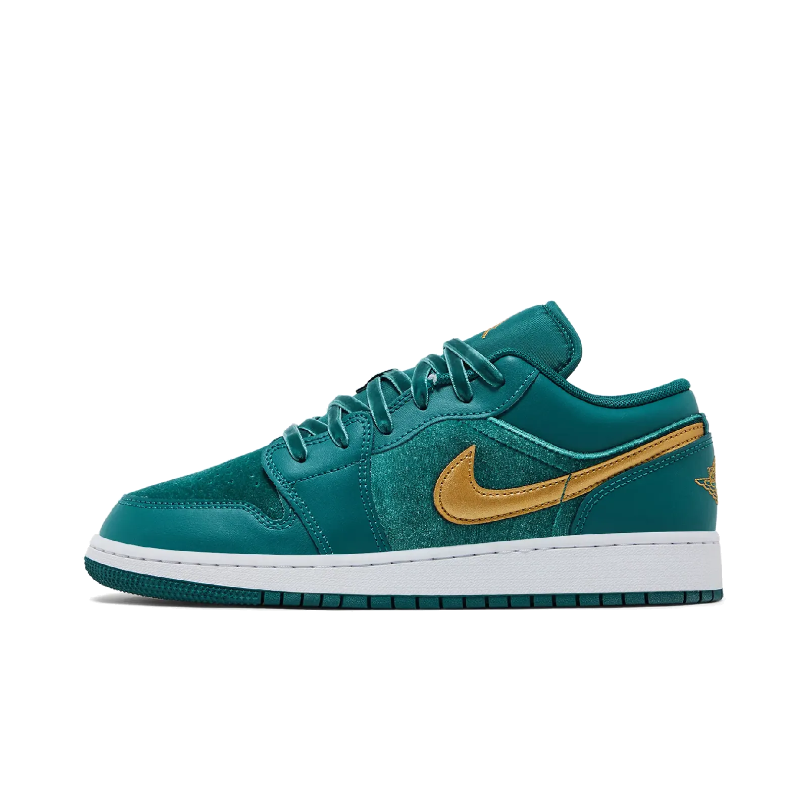 Jordan 1 Low SE Geode Teal Metallic Gold (GS)