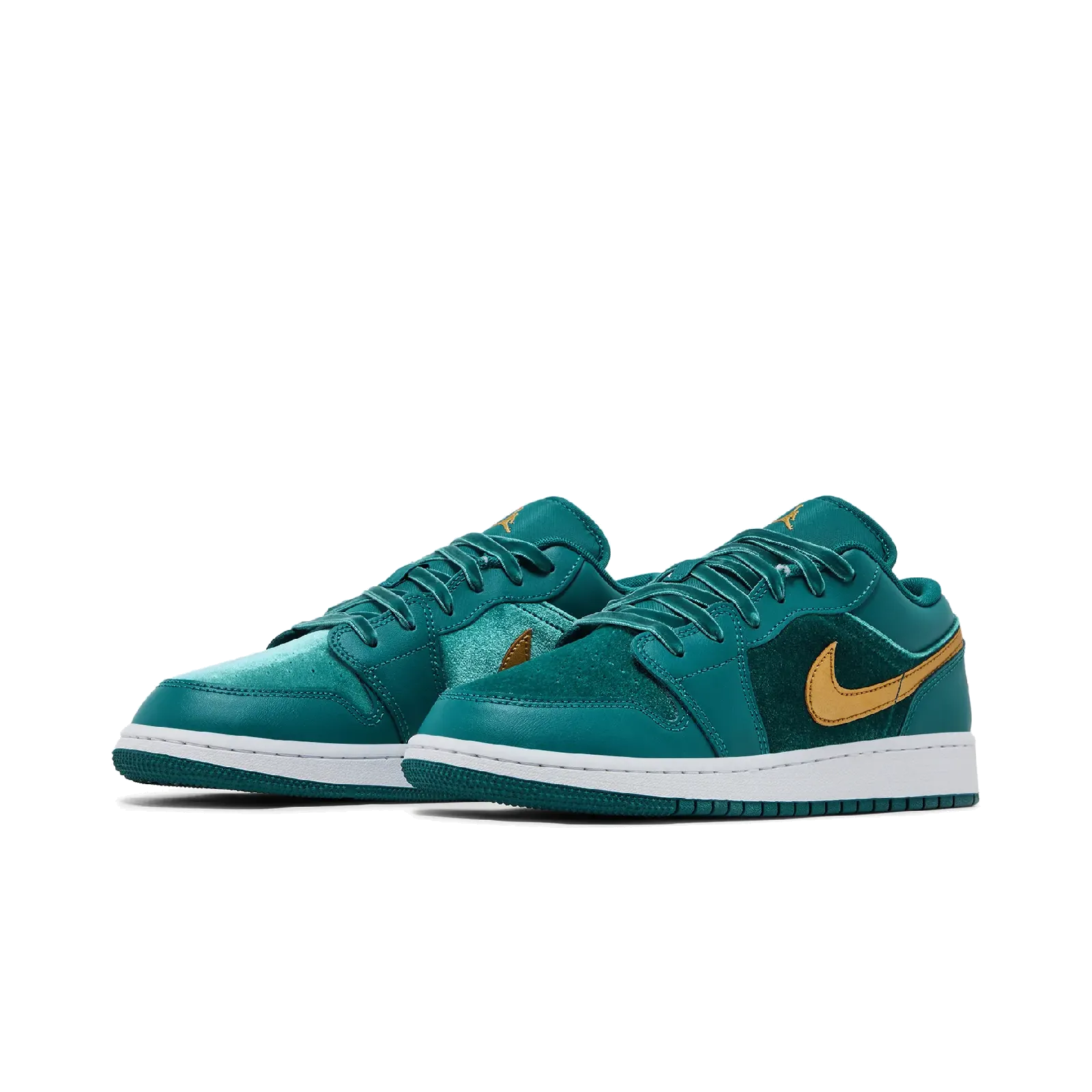 Jordan 1 Low SE Geode Teal Metallic Gold (GS)