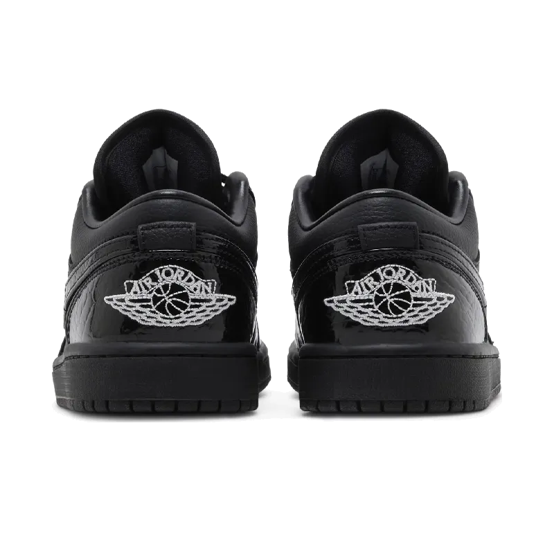 Jordan 1 Low SE Patent Elephant Black (Women's)