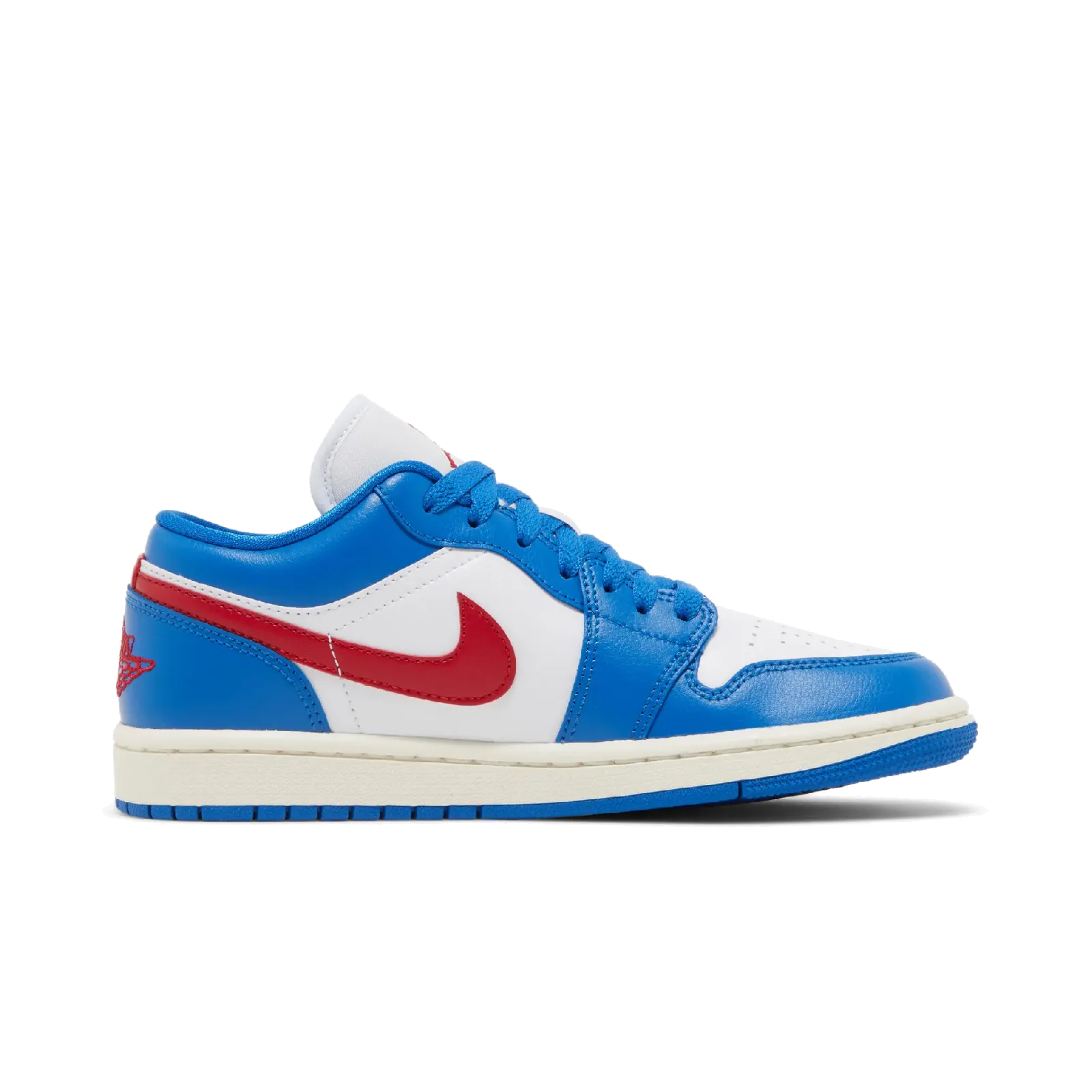 Jordan 1 Low Sport Blue Gym Red (Women's)