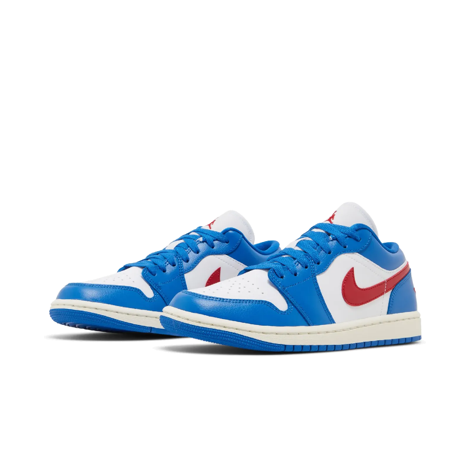 Jordan 1 Low Sport Blue Gym Red (Women's)