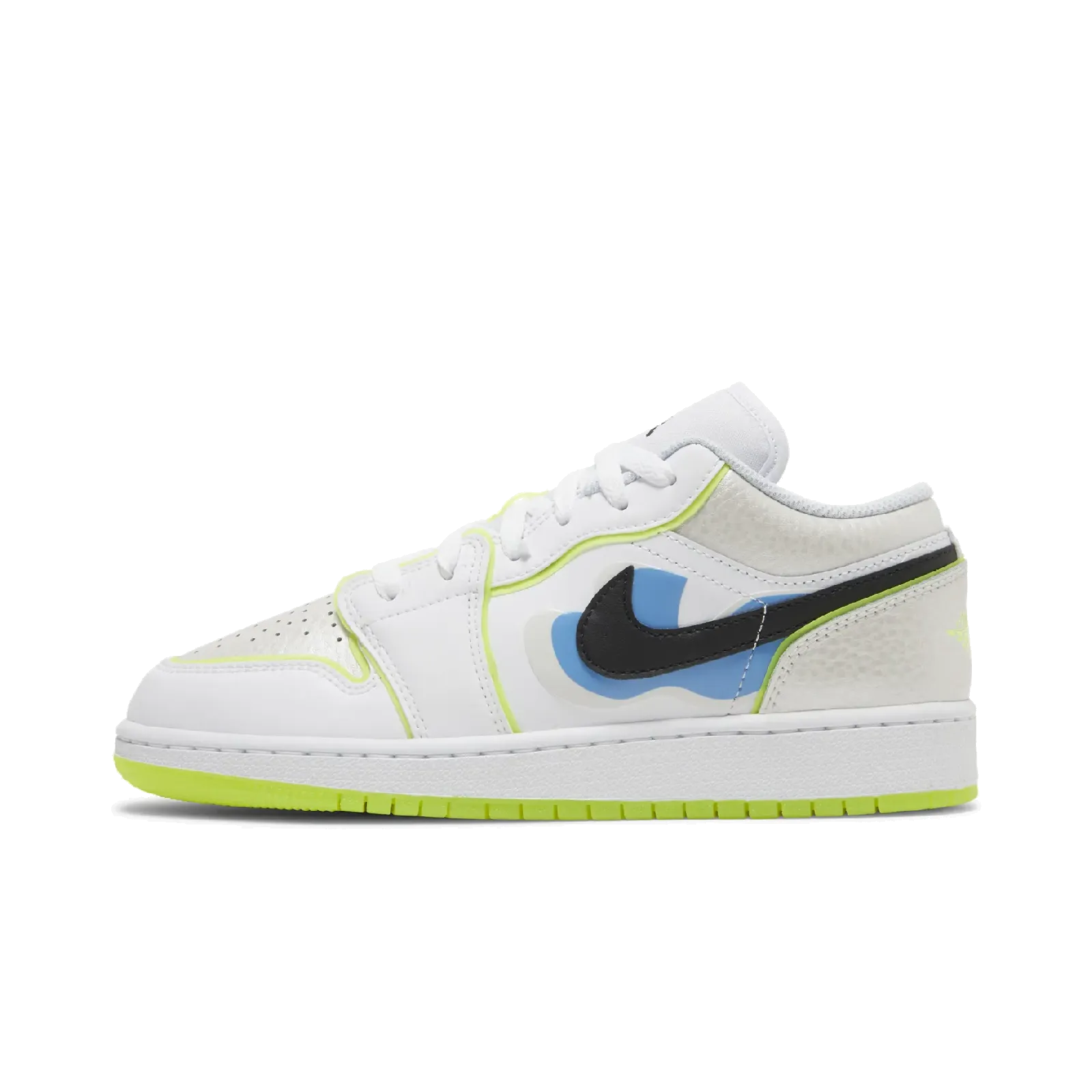 Jordan 1 Low Warped Swoosh (GS)