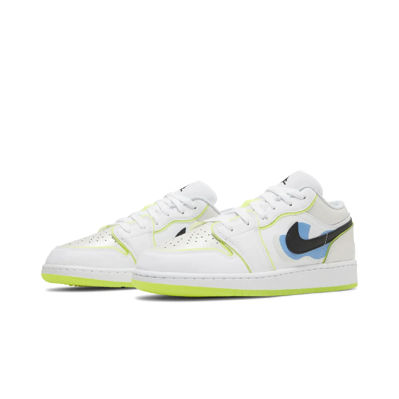 Jordan 1 Low Warped Swoosh (GS)