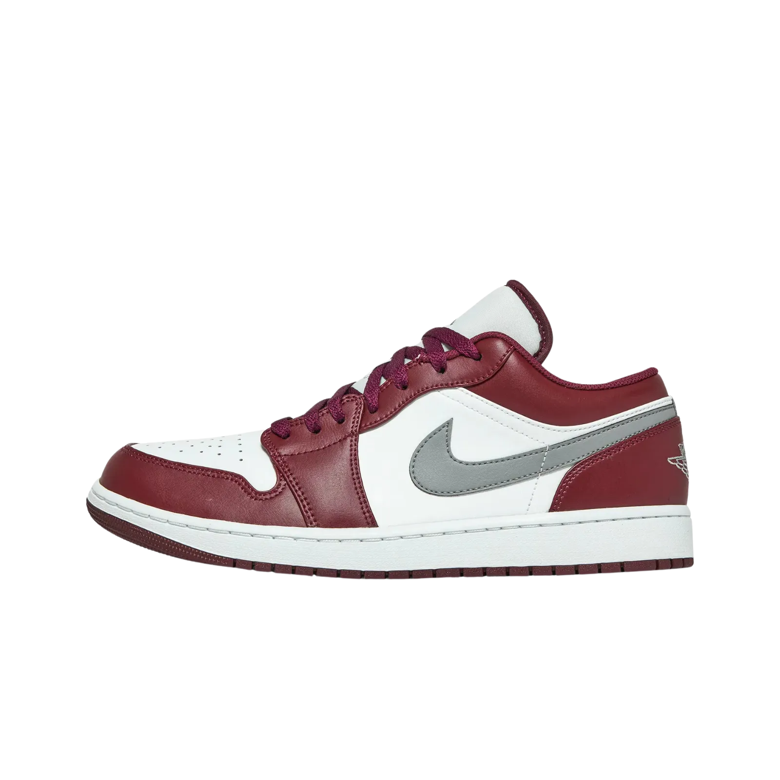 Jordan 1 Low White Bordeaux