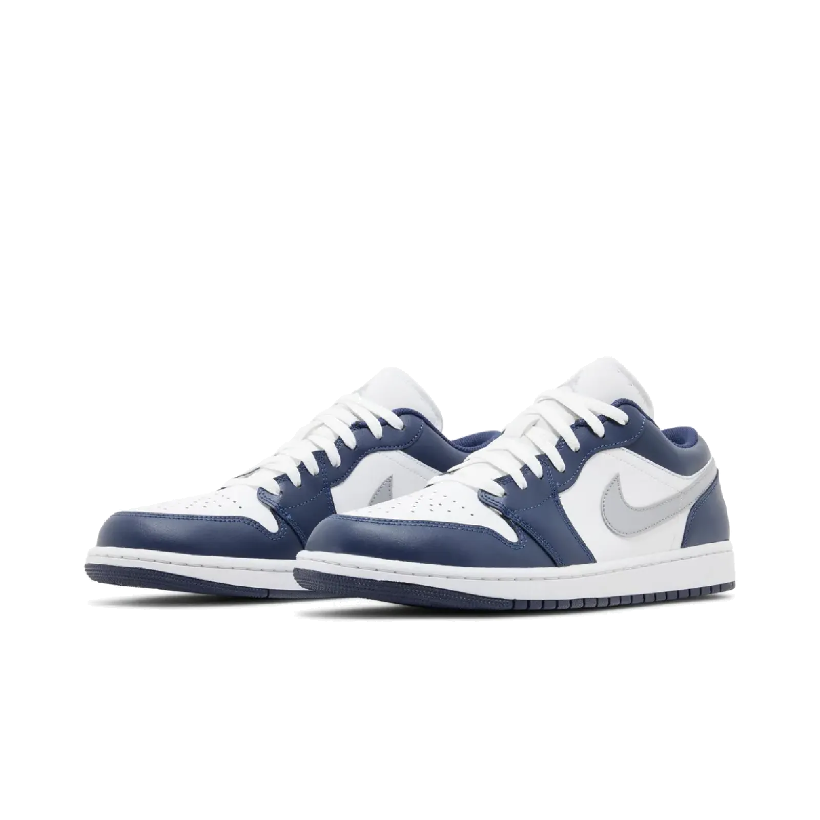 Jordan 1 Low Wolf Grey Midnight Navy