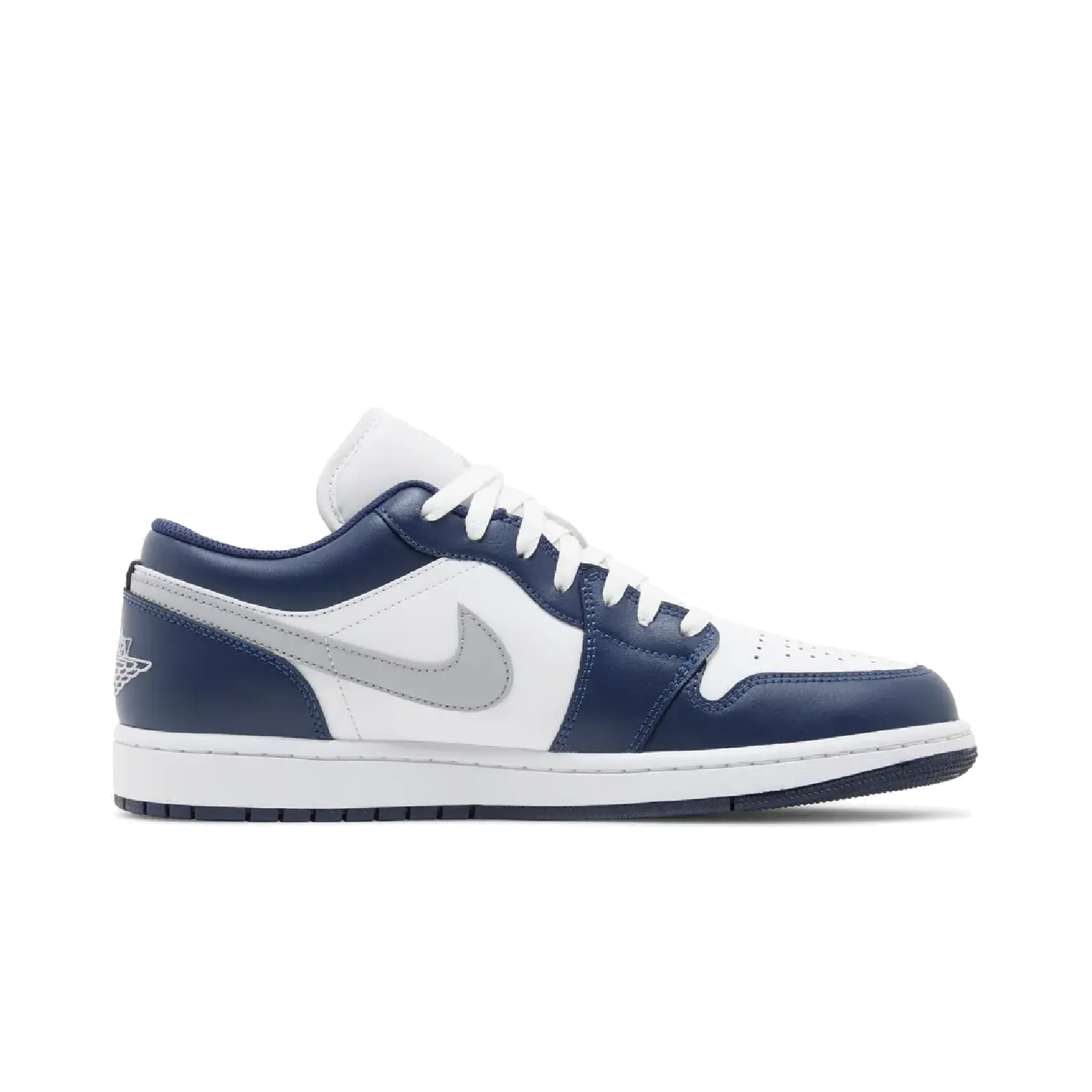 Jordan 1 Low Wolf Grey Midnight Navy