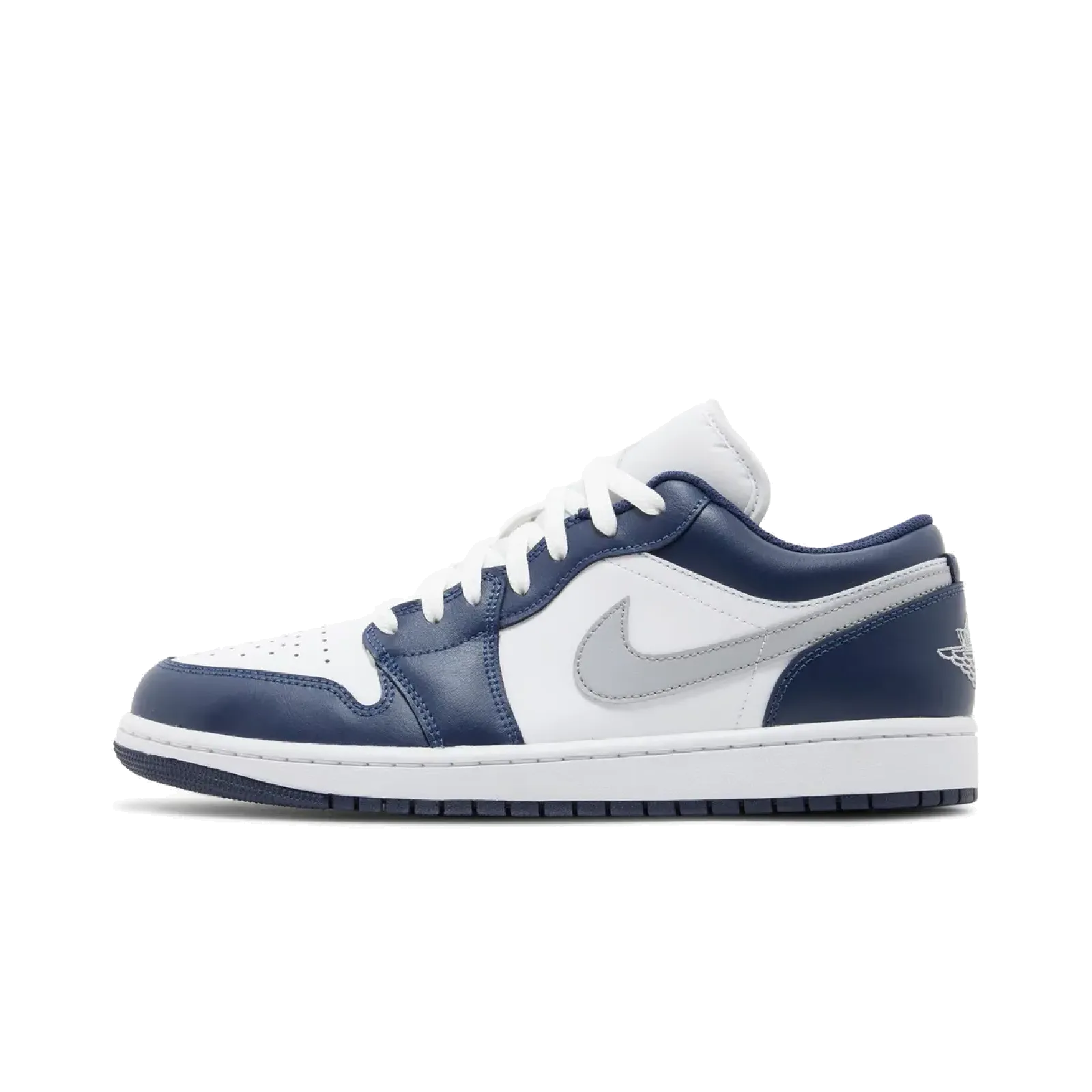 Jordan 1 Low Wolf Grey Midnight Navy