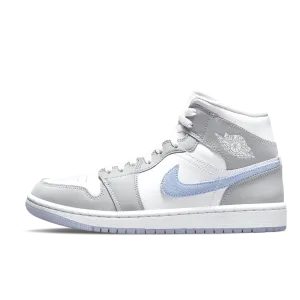 Jordan 1 Mid Aluminium Wolf Grey (Women's)