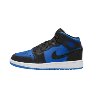 Jordan 1 Mid Black Royal Blue (GS)