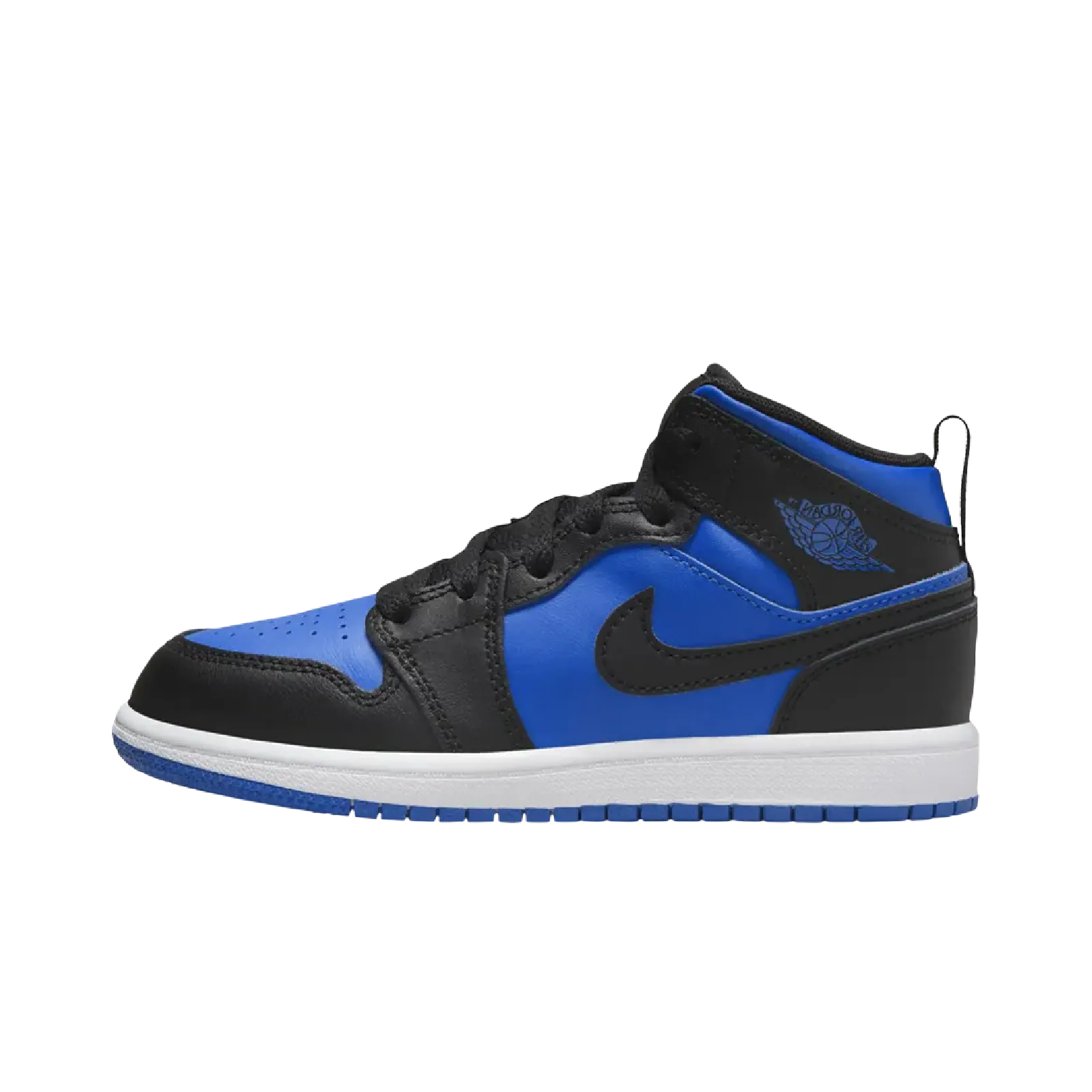 Jordan 1 Mid Black Royal Blue (PS)