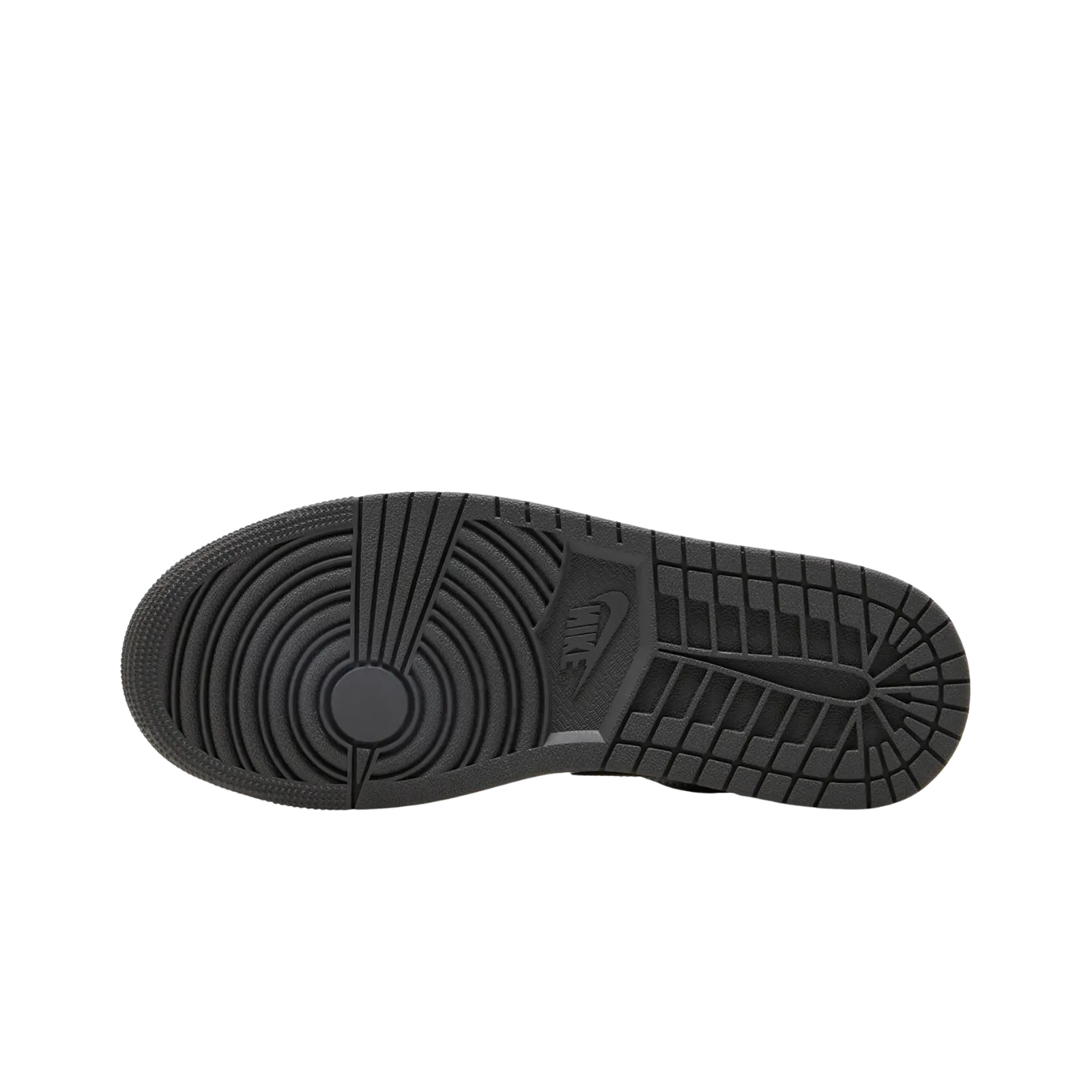 Jordan 1 Mid Black White Iron Grey